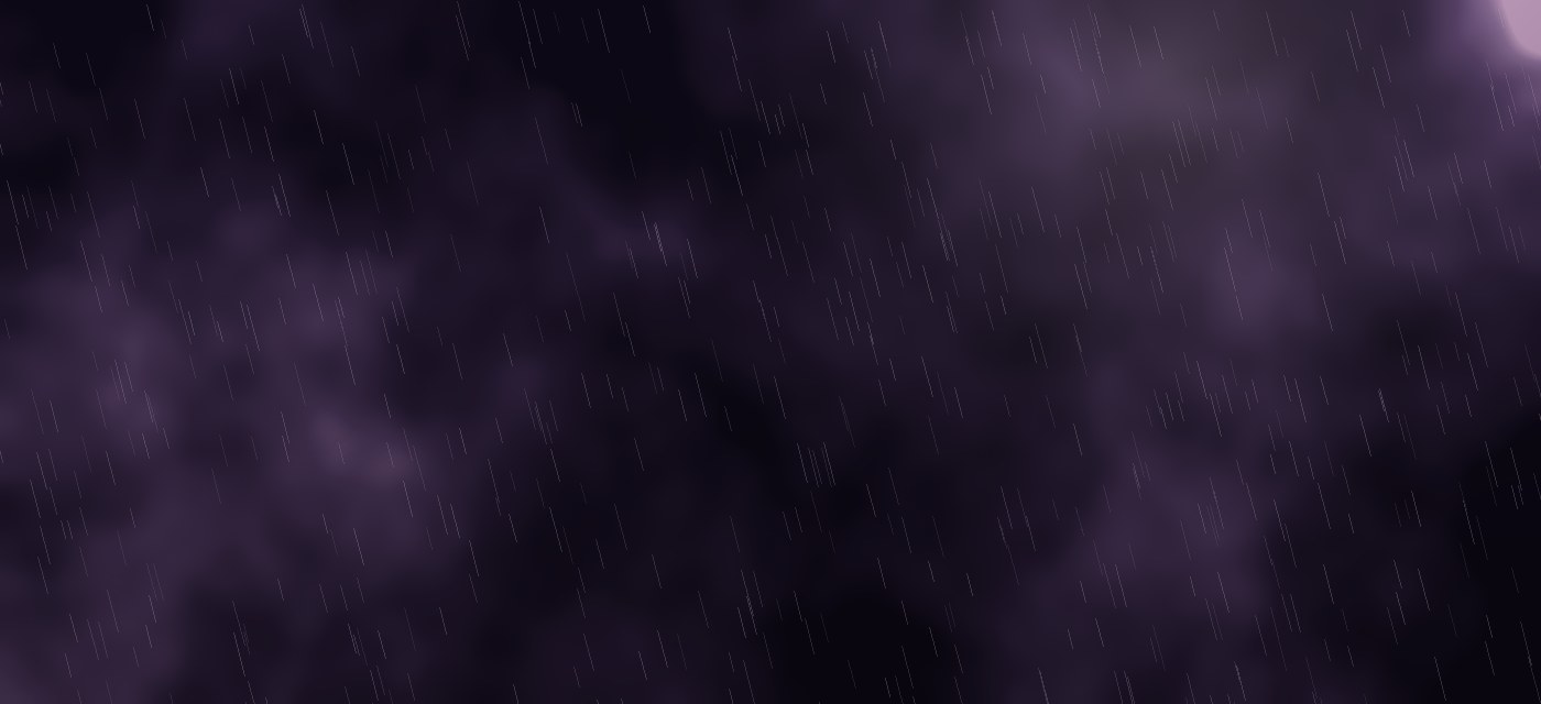 Storm and rain